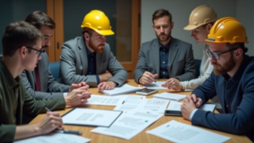 Team discussion about workwear requirements