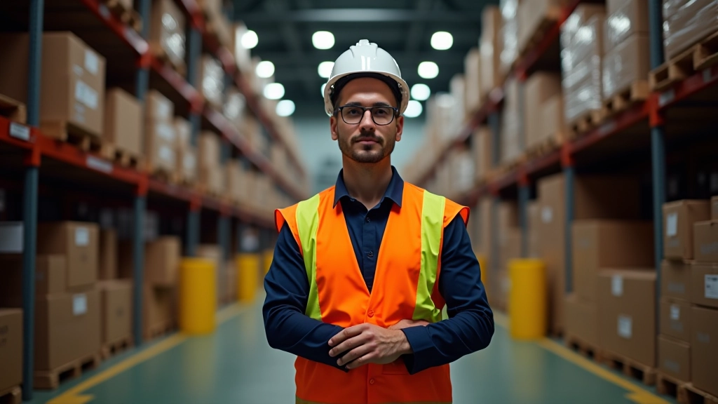 Organized safety workwear inventory and bulk storage